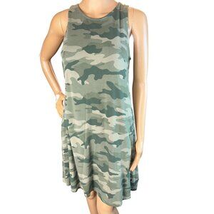 Old Navy Womens Sleeveless Swing Dress Size S Camo Gorpcore Normcore
